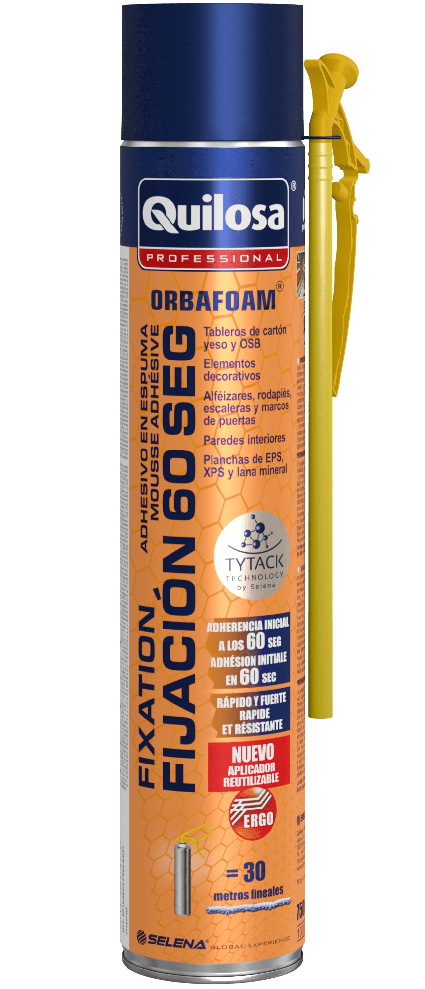 ORBAFOAM Fijación 60 Segundos Cánula ERGO