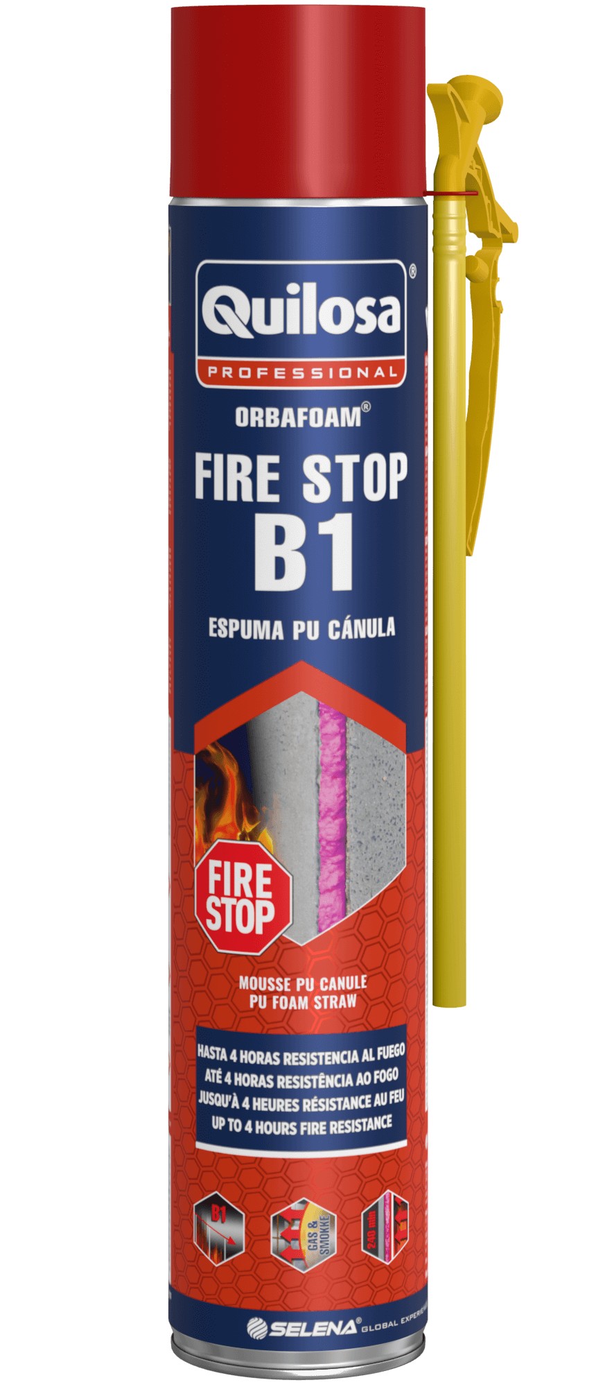 ORBAFOAM Fire Stop B1 Espuma PU Cánula ERGO