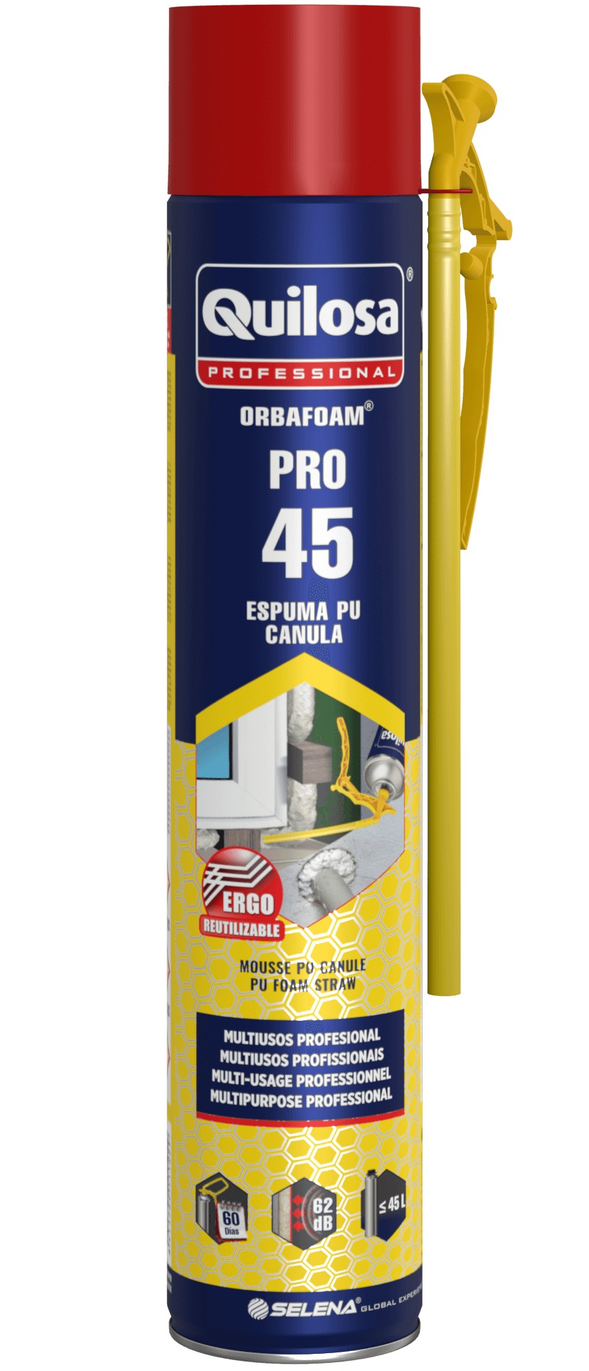 ORBAFOAM PRO 45 Espuma PU Cánula ERGO