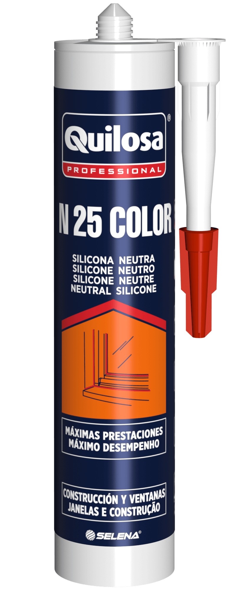 N 25 Color Silicona Neutra 300 ml RAL 6025 verde helecho