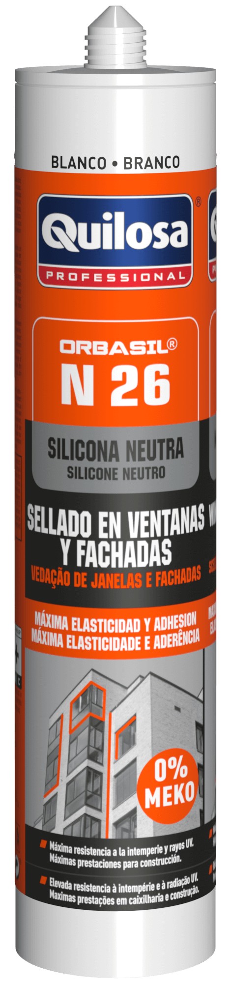 ORBASIL N 26 Silicona Neutra 300 ml blanco
