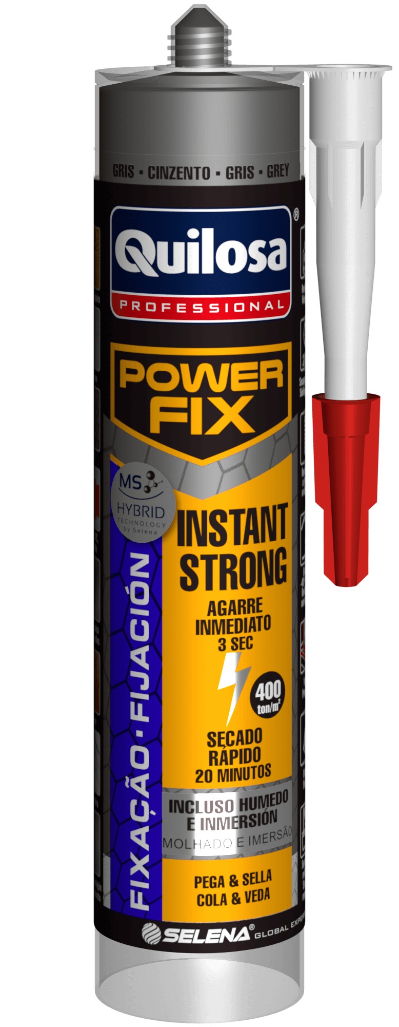 POWER FIX Instant Strong 430 g gris