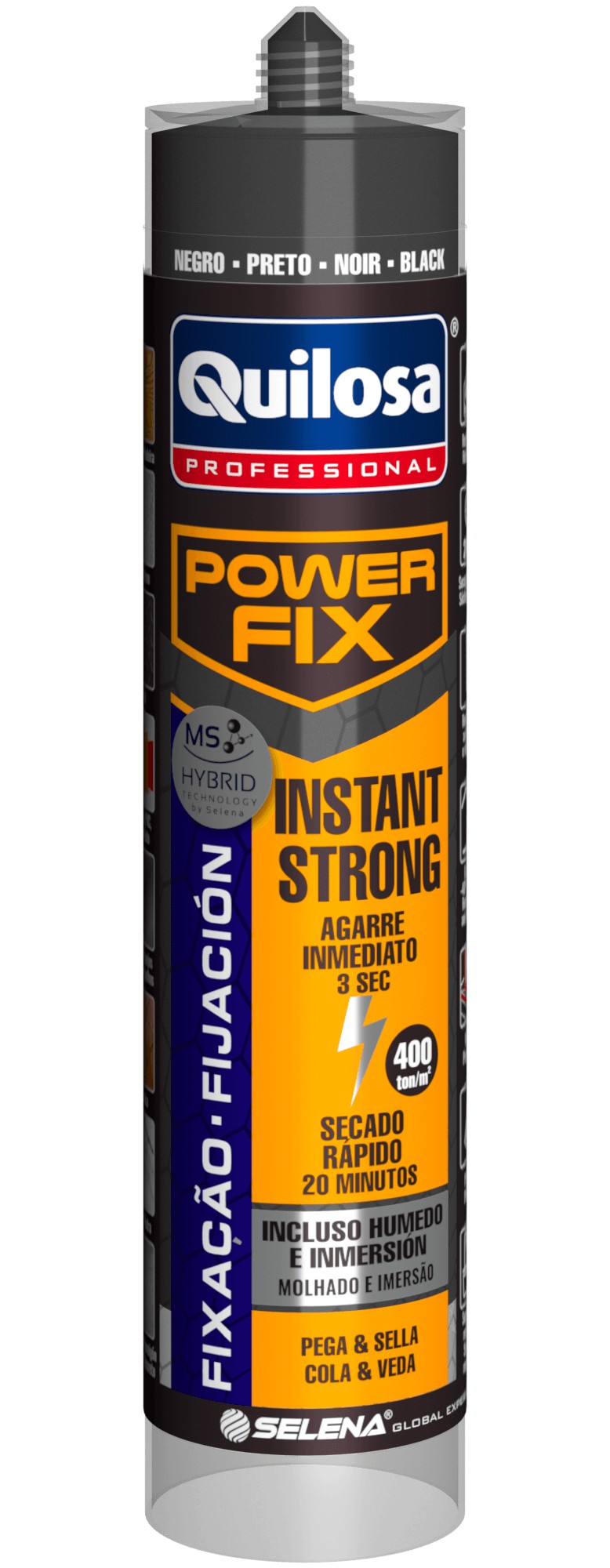POWER FIX Instant Strong 430 g negro