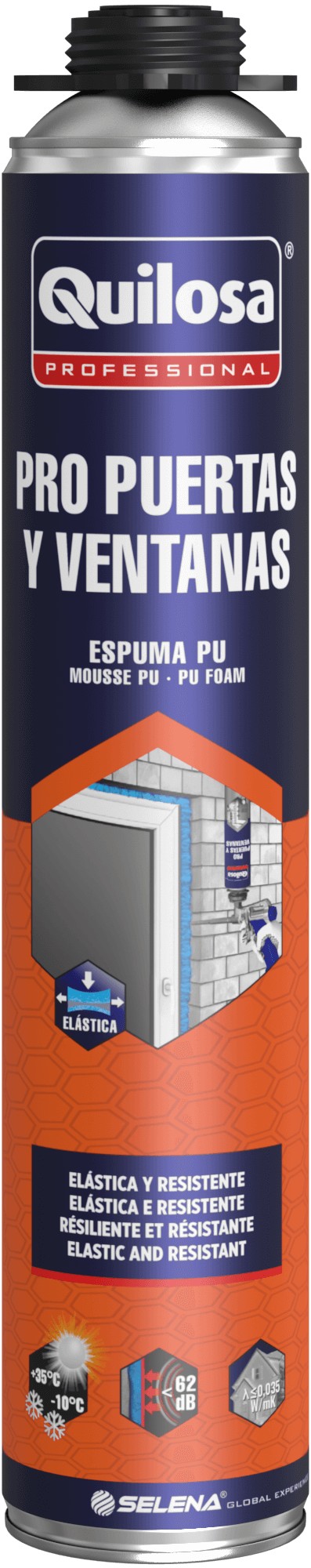 PRO Puertas y Ventanas Espuma de PU para Pistola