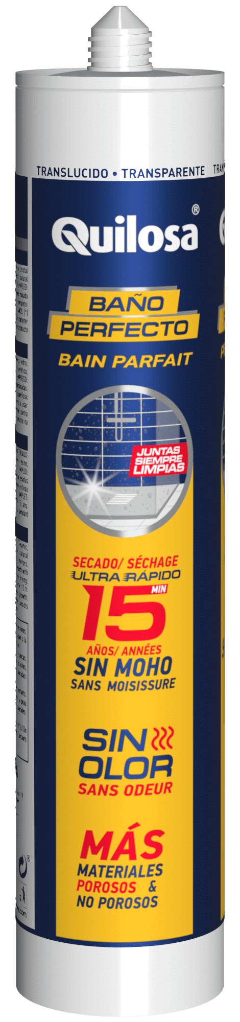 Silicona Baño Perfecto 280 ml transparente