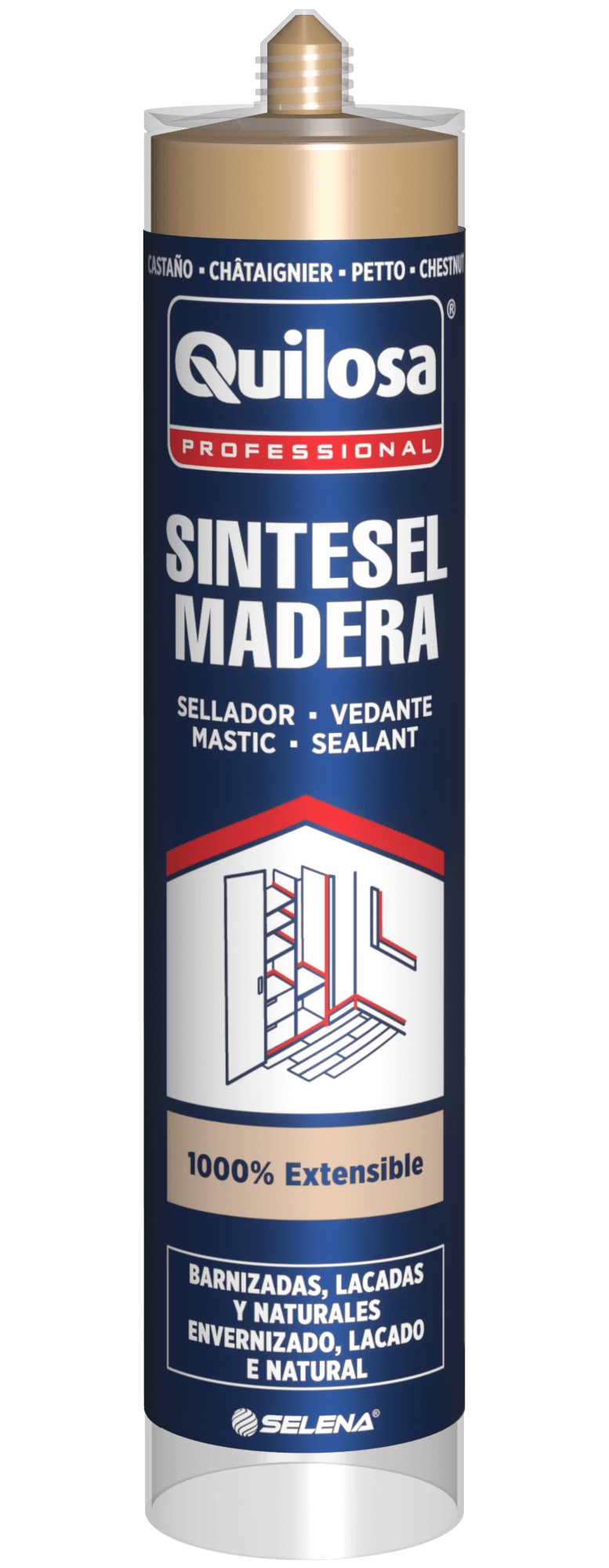 SINTESEL Madera 300 ml castaño