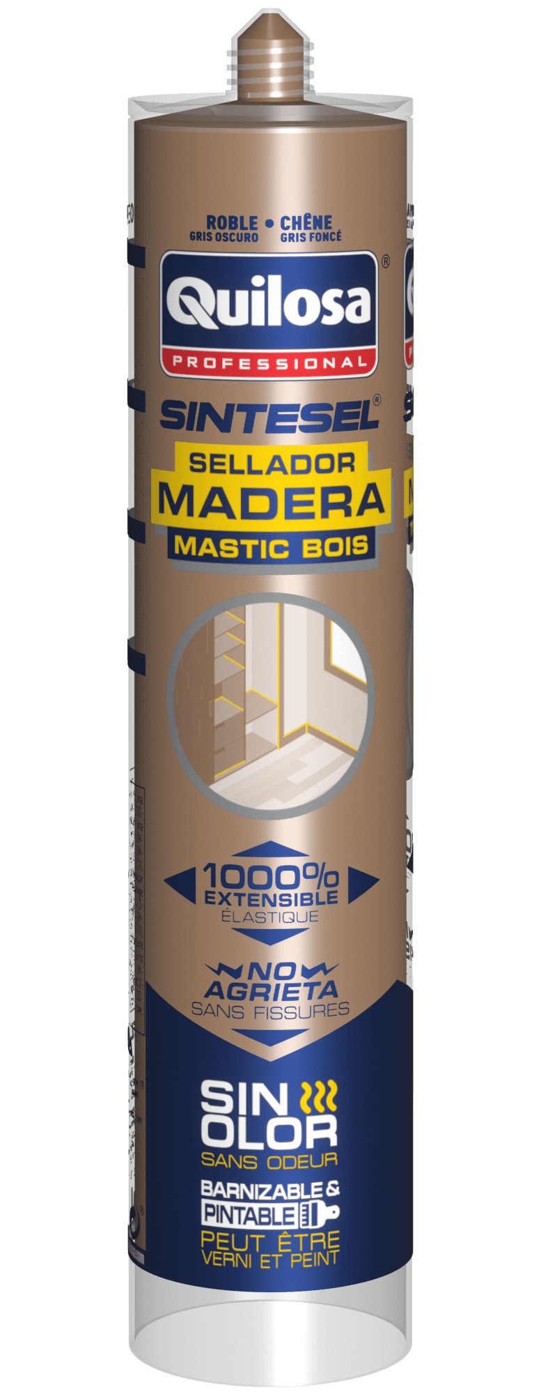 SINTESEL Madera 300 ml roble gris oscuro