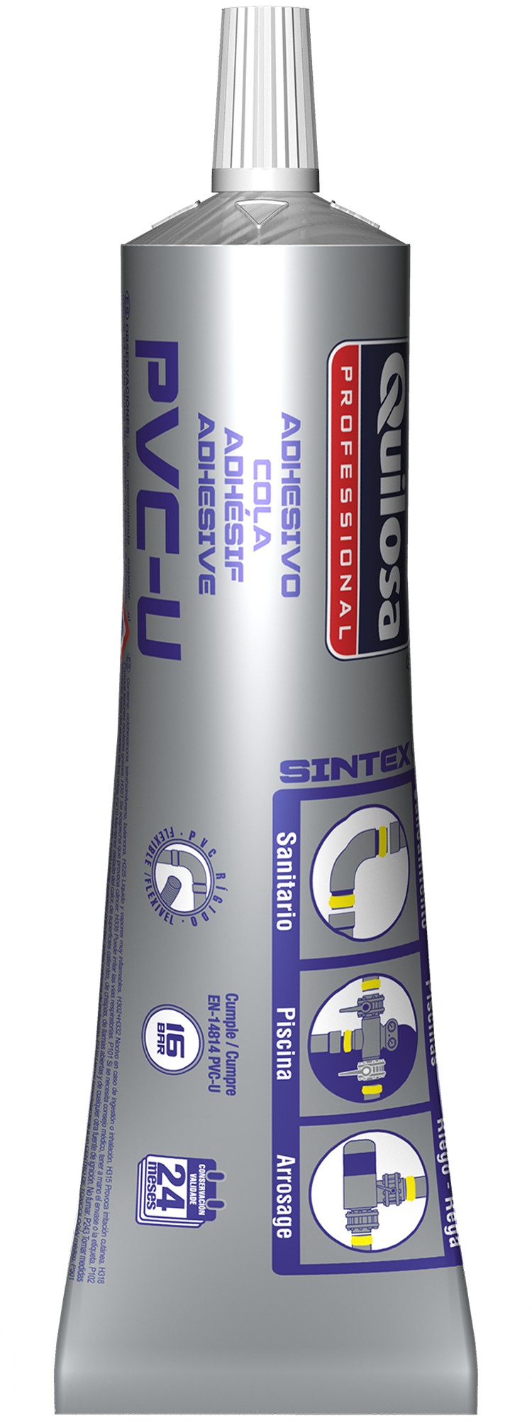 SINTEX PVC-U 125 ml transparente