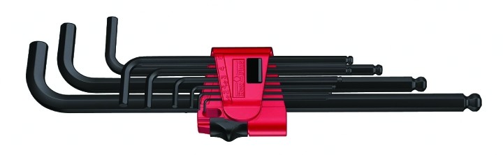 LLAVES HEXAGONALES C/BOLA NEGRA JGO 9 LLV