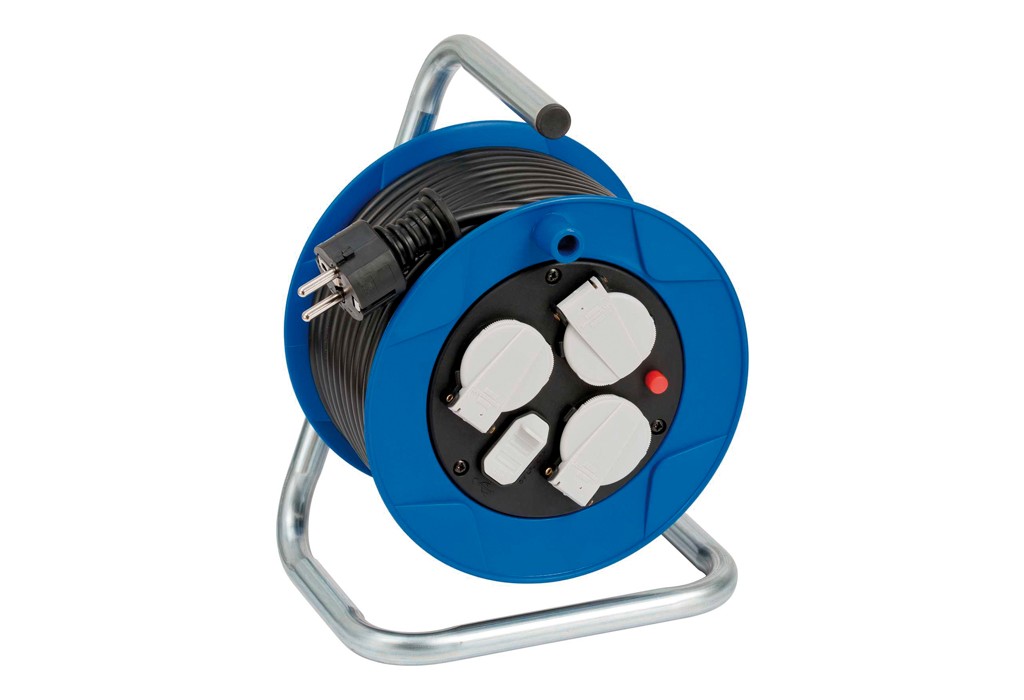 TAMBOR DE CABLE 15M H05VV-F3G1,5 +2 USB