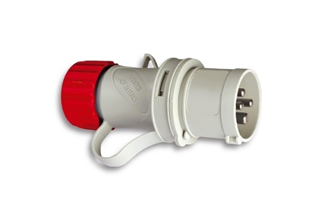 CEE CLAV. 3P+N+T 380V 16A ROJO IP44