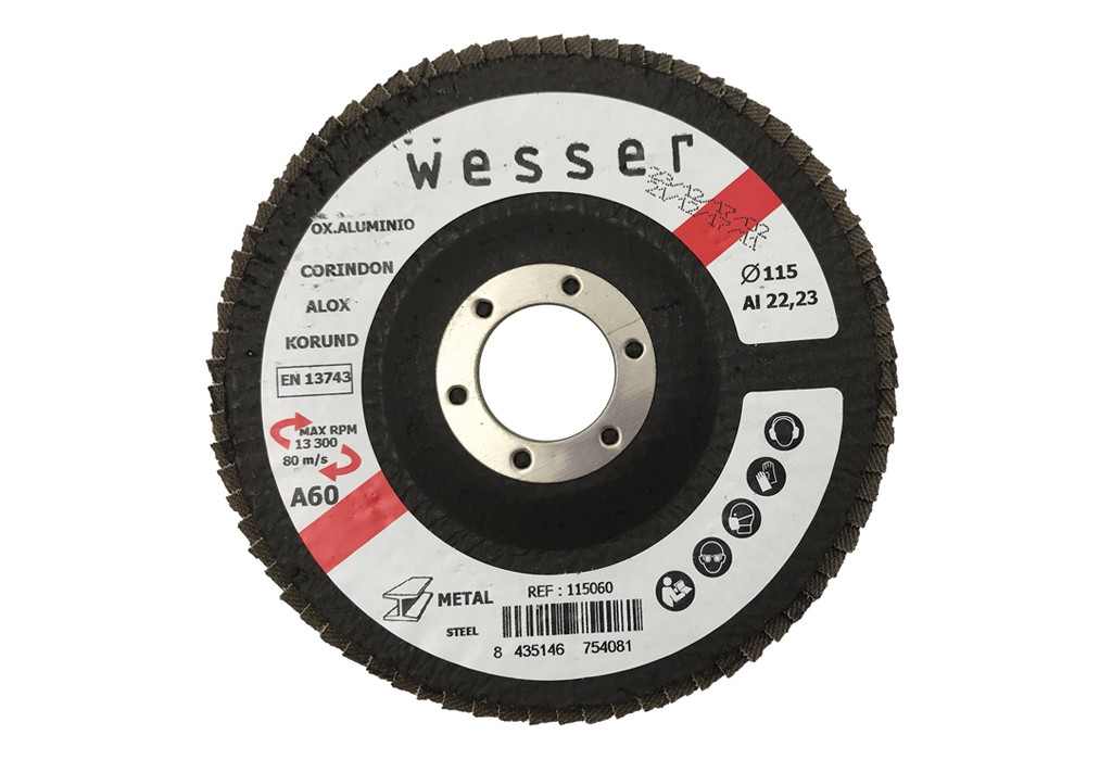 DISCOS LAMINA HIERRO (40) 115X22 CONIC