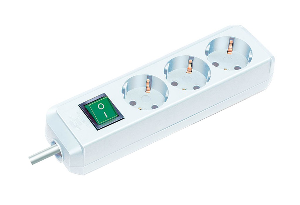 ENCHUFE ECO 3B+INT+1,5M BLANCO