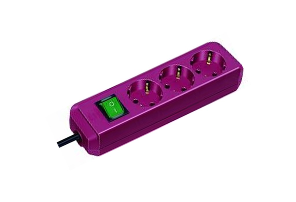 ENCHUFE ECO 3B+INT+1,5M BURD. FG