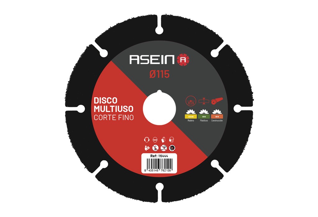 DISCO AMOLADORA FINO D.115MM