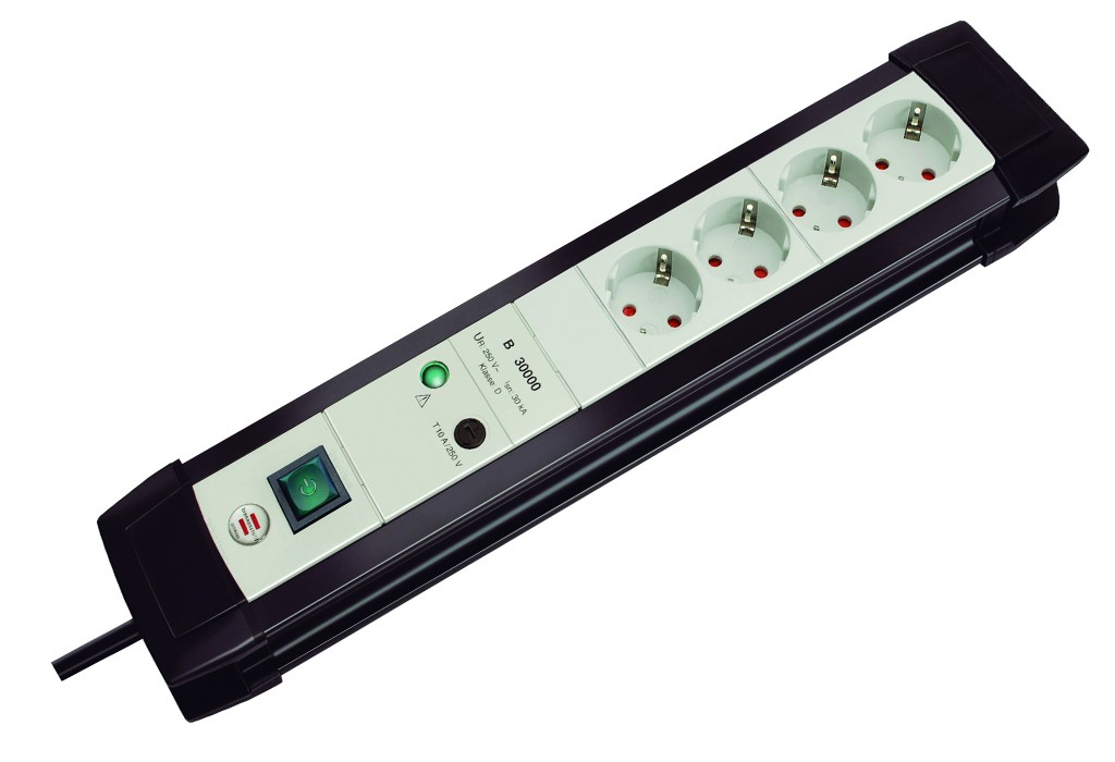 ENCHUFE PROTE 4B+IN+1,8M 30.000A