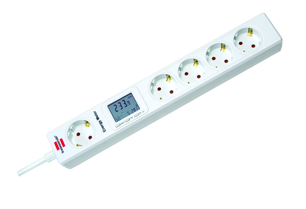 ENCHUFE ENERG 5B+1,5M BLANCO FG