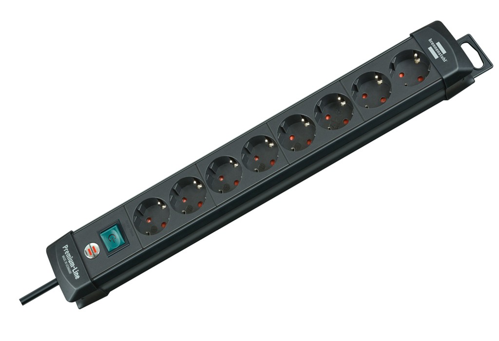 ENCHUFE PREMIUM 8B+INT+3M NEG/NE