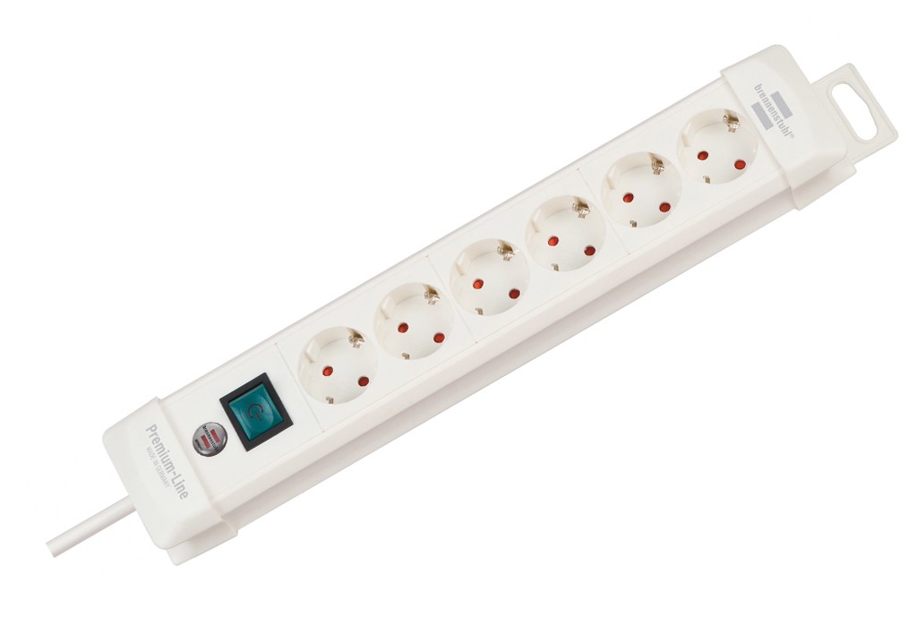 ENCHUFE PREMIUM 6B+INT+3M BL/BCO