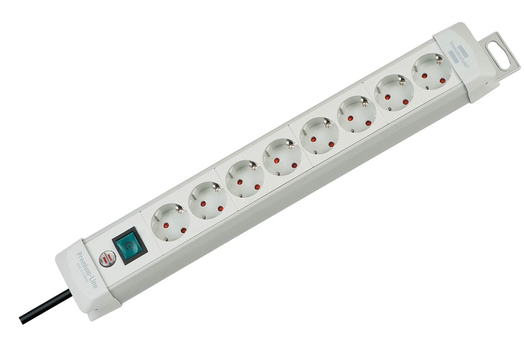 ENCHUFE PREMIUM 8B+INT+3M GR/GR