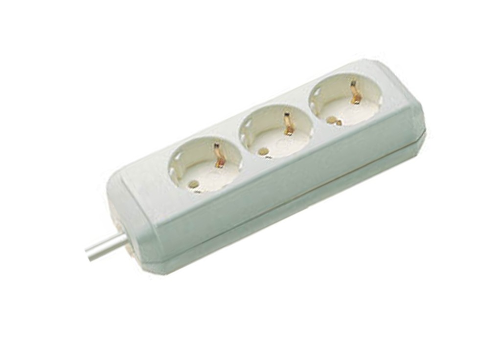 ENCHUFE ECO 3B+3M BLANCO