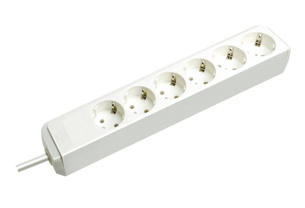 ENCHUFE ECO 6B+1,5M BLANCO