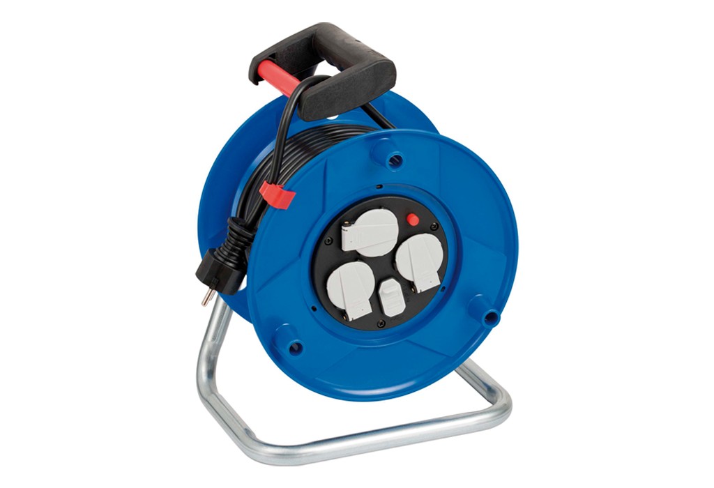 TAMBOR DE CABLE 25M H05VV-F3G1,5 +2 USB