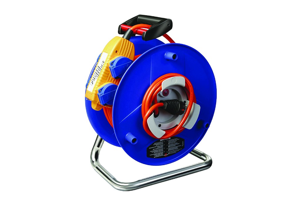 TAMBOR DE CABLE 40M. CON 4 TOMAS IP44 FG