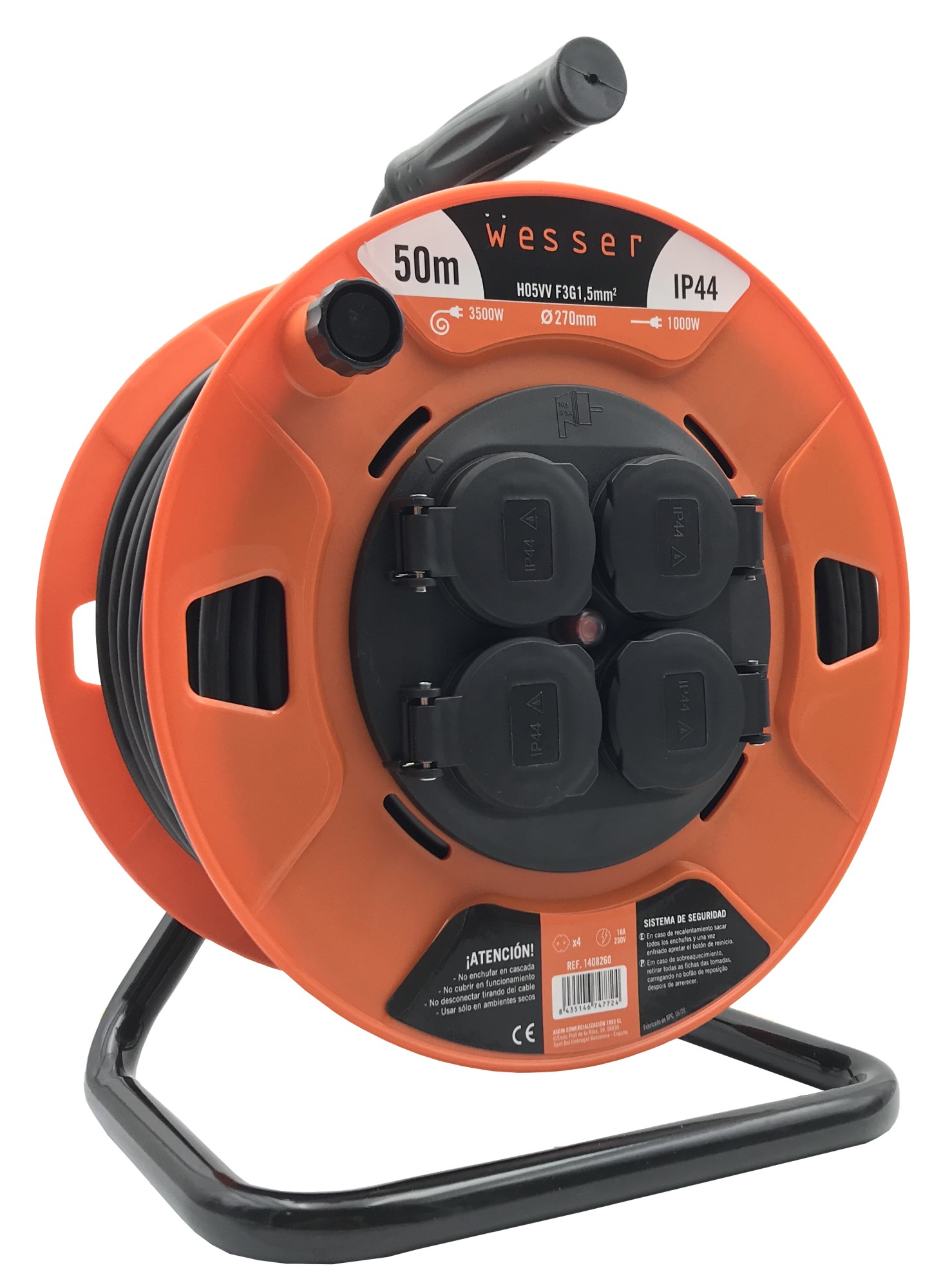 TAMBORES CAB. 50M 3X1,5H05VV IP44