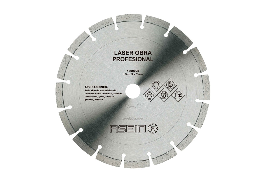 DISCO DIAM. LASER OBRA PROF. D.300MM