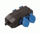 CLAVIJA BASE CUADRUPLE PLAS IP44