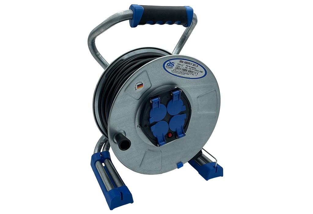 TAMBOR DE CABLE ACERO 50M H05VV 3X1,5MM