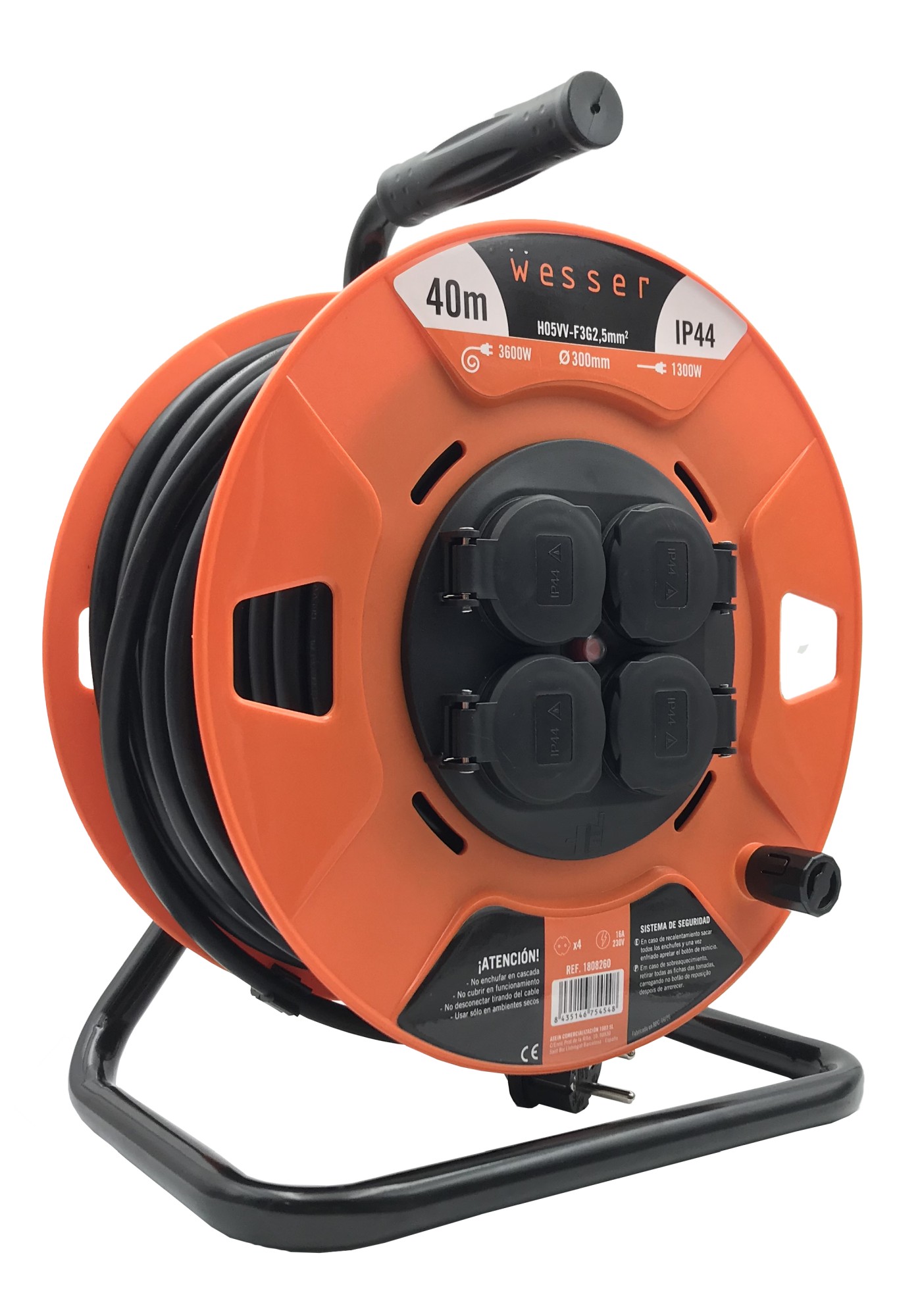 TAMBORES 40M H05VV-F3G2.5 C/TAPA