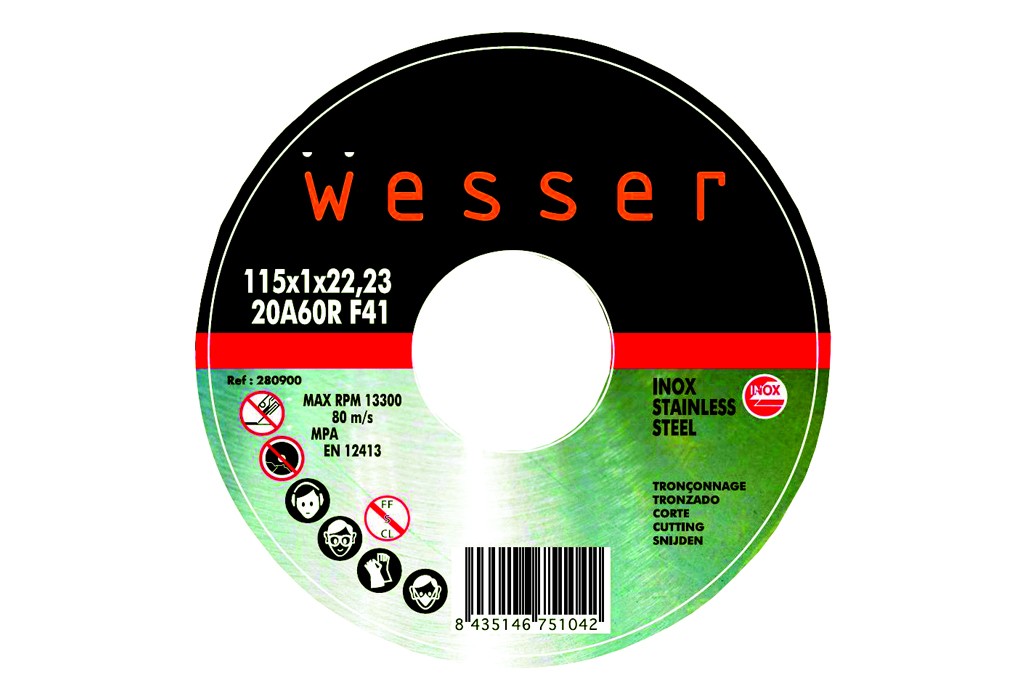 DISCOS ABRASIVOS FINO 230X1,9X22,2MM