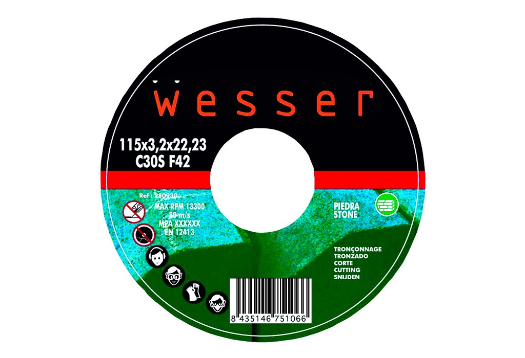 DISCOS ABRASIVOS PIEDR115X3,2X22,2MM