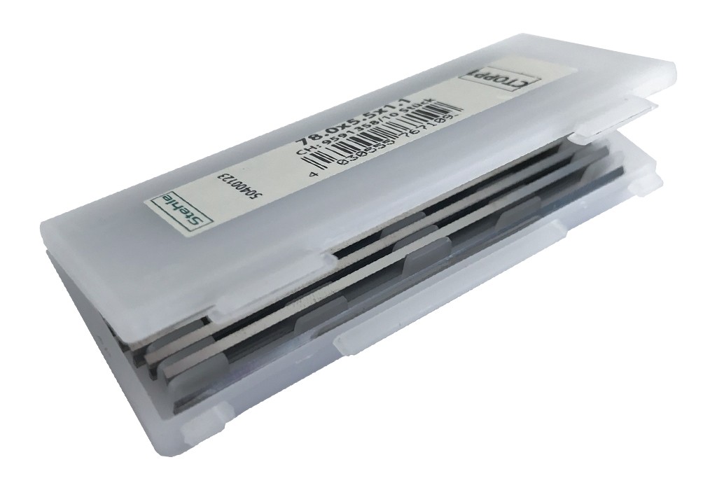 CUCHILLAS CEPILLO EST.10 UNID 80.5