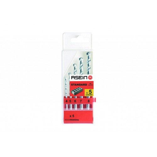 BROCA WIDIA STANDARD 265 ESTUCHE POLY.5BR.