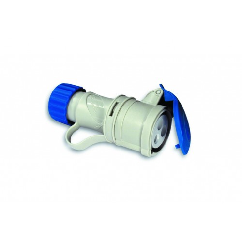 ENCHUFE BASE CEE 2P+T  220V AZUL