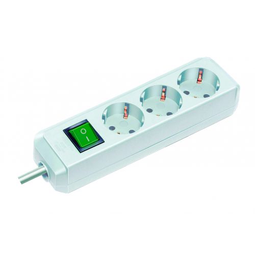 ENCHUFE ECO 3B+INT+5M BLANCO
