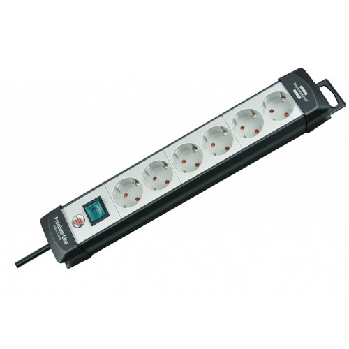 ENCHUFE PREMIUM 6B+INT+3M NEG/GR