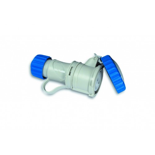 ENCHUFE BASE 2P+T 220V 16A AZUL