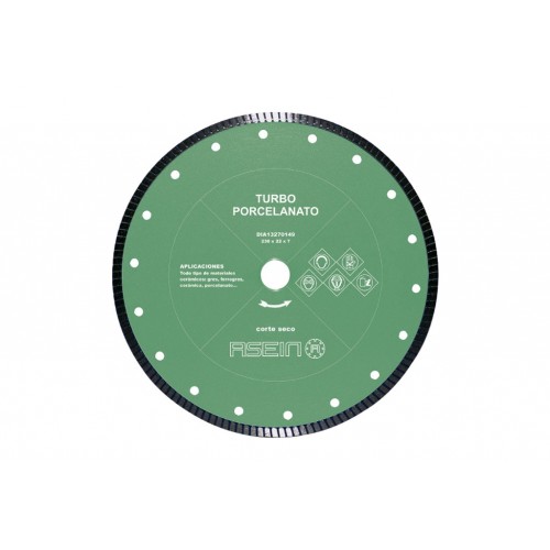 DISCO DIAM. TURBO PORCELANATO D.230MM