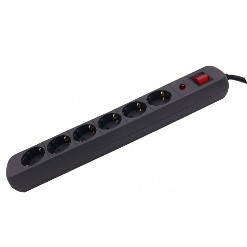 ENCHUFES PROTEC 6B+1,5MGRIS 9000A