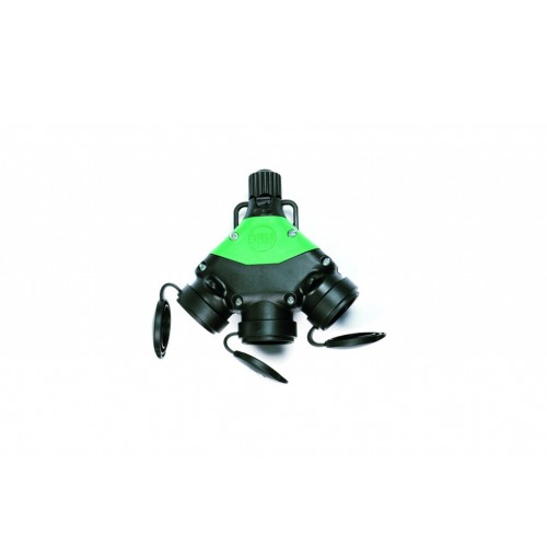 ENCHUFE GOMA BASE TRIPLE 230V/16A