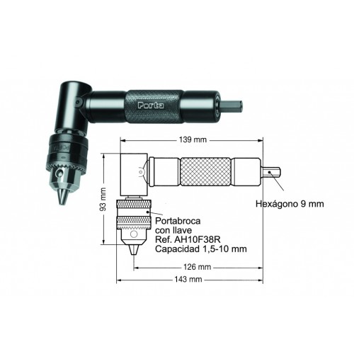 ACCESORIOS CODO 90ºC/PORTA C/LLAVE