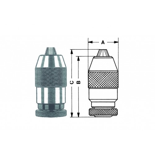 PORTABROCAS AUT.SUPER 0-8MM.JACOBS 2 *