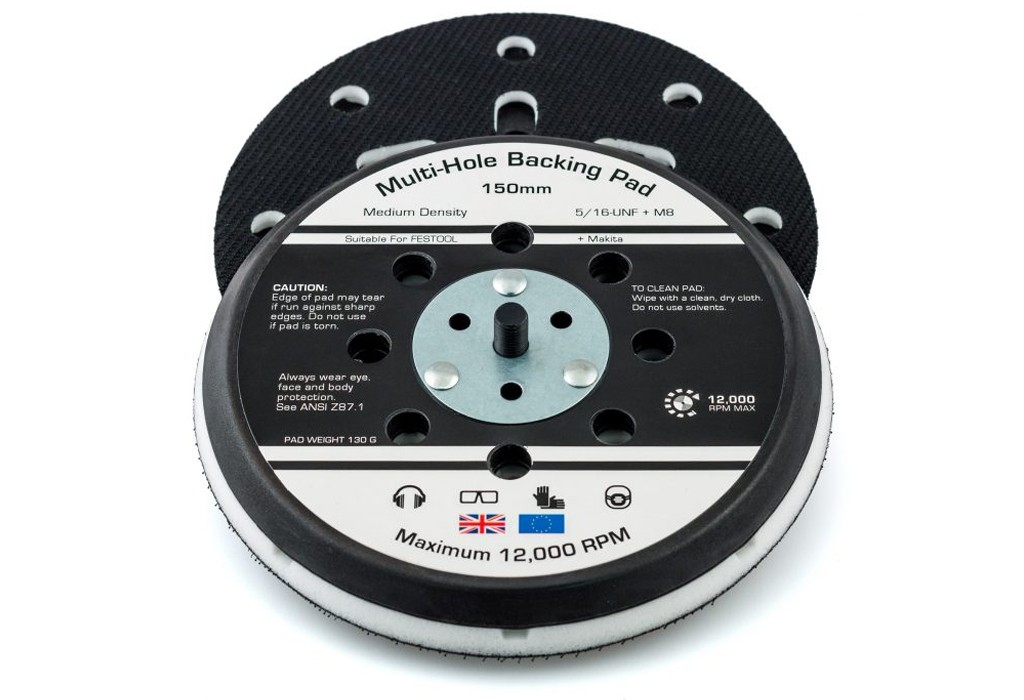 PLATO LIJADORA 150MM MULTIAGUJ.VELCRO