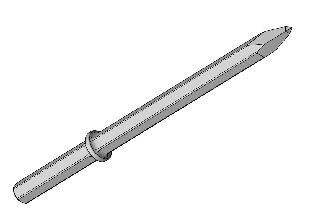 ACC.MART.NEUMATICO 32x152 PUNTERO 450MM FG