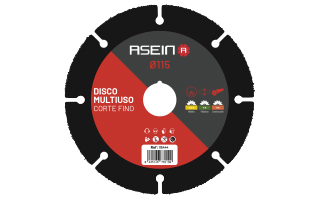 DISCO AMOLADORA CORTE FINO POLVO HM