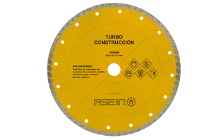 DISCO DIAMANTE TURBO CONSTRUCCION